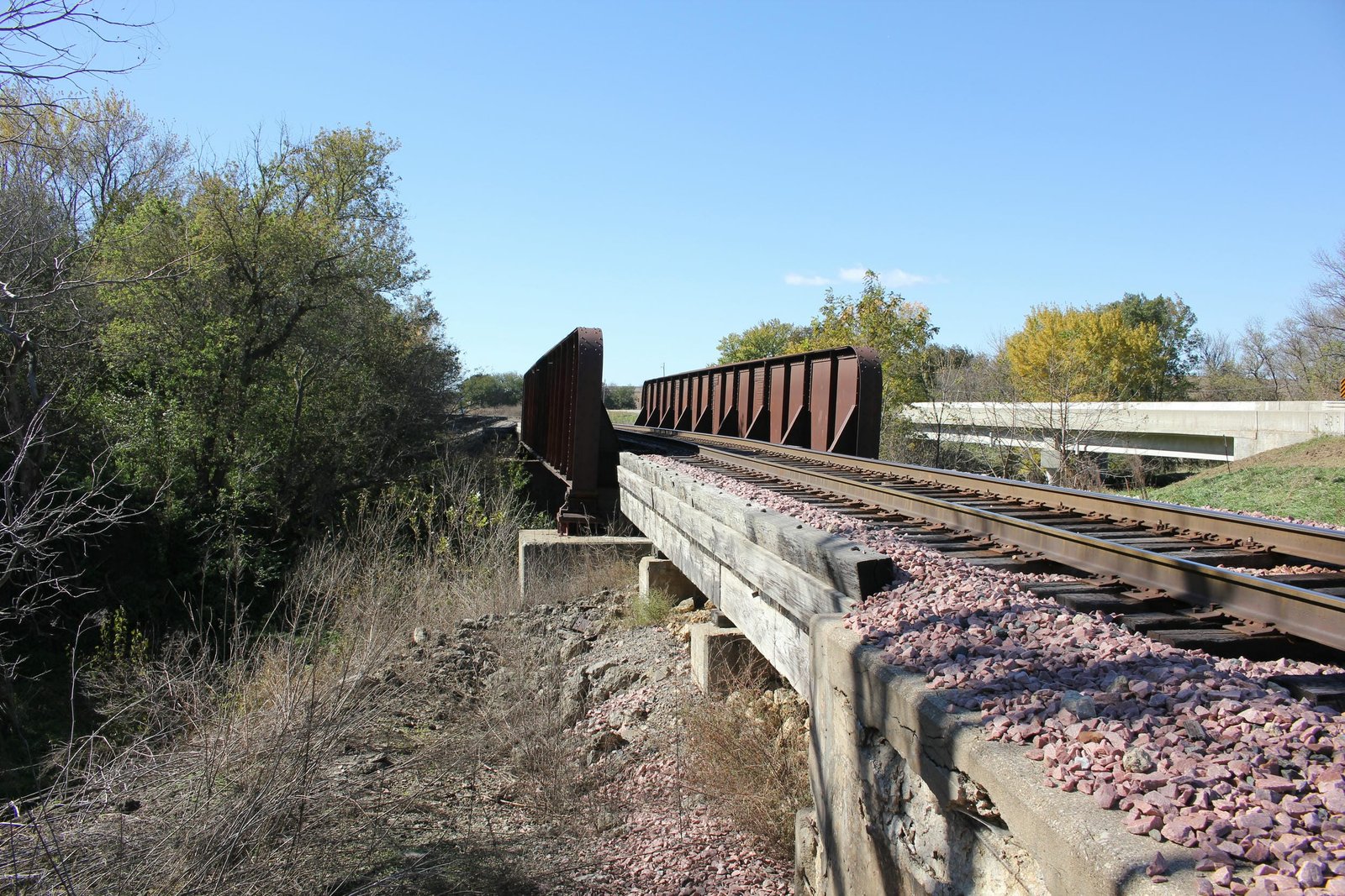 Looking south